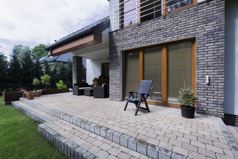 Modern concrete paver design